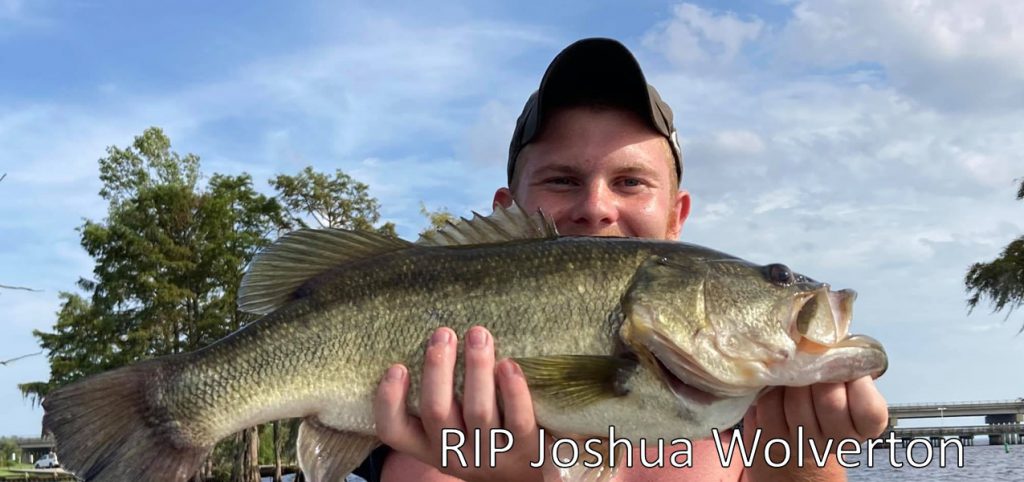 Joshua Wolverton with a big fish